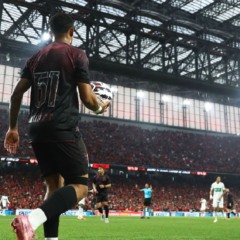 Lance de Athletico x América-MG, pela Série B