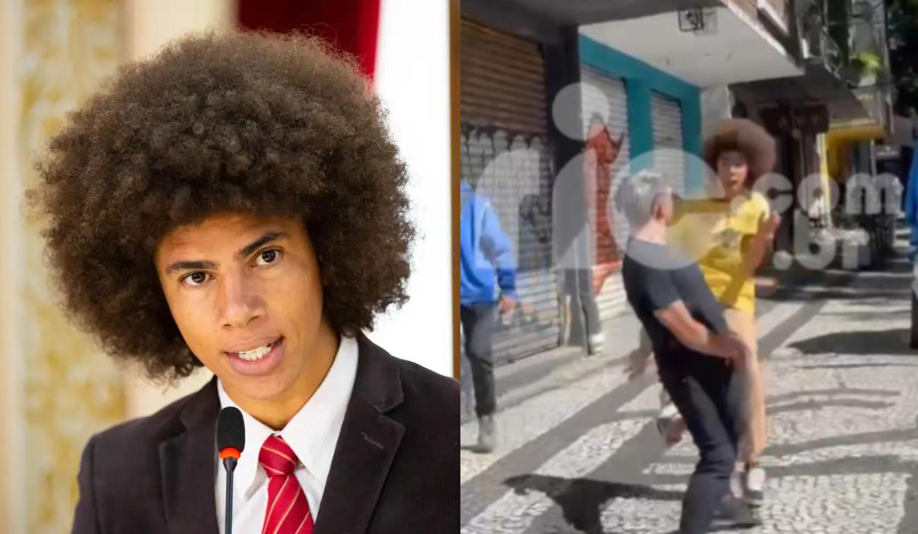 Renato Freitas na Alep e briga com homem em Curitiba