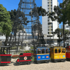 Imagem do trenzinho elétrico.