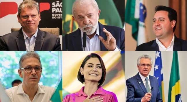 Futura Inteligência: Lula perderia para Ratinho, Tarcísio e Michelle em 2° turno