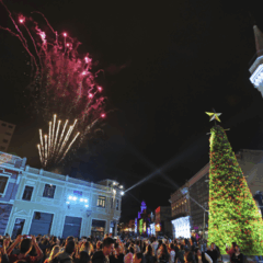 Imagem do Natal em Curitiba.