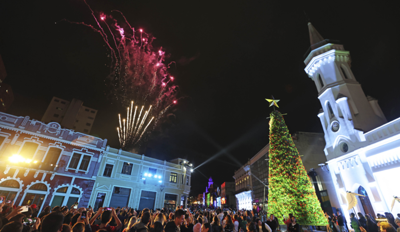 Imagem do Natal em Curitiba.