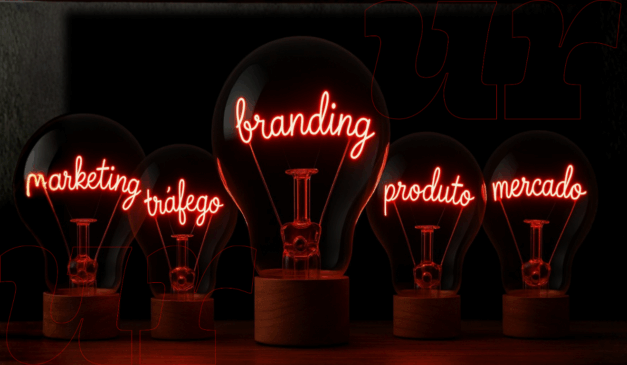 arte feita por IA para representar o branding