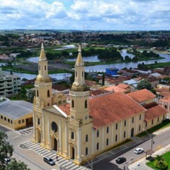 Vista aérea de Castro, cidade cuja Prefeitura abriu concurso público