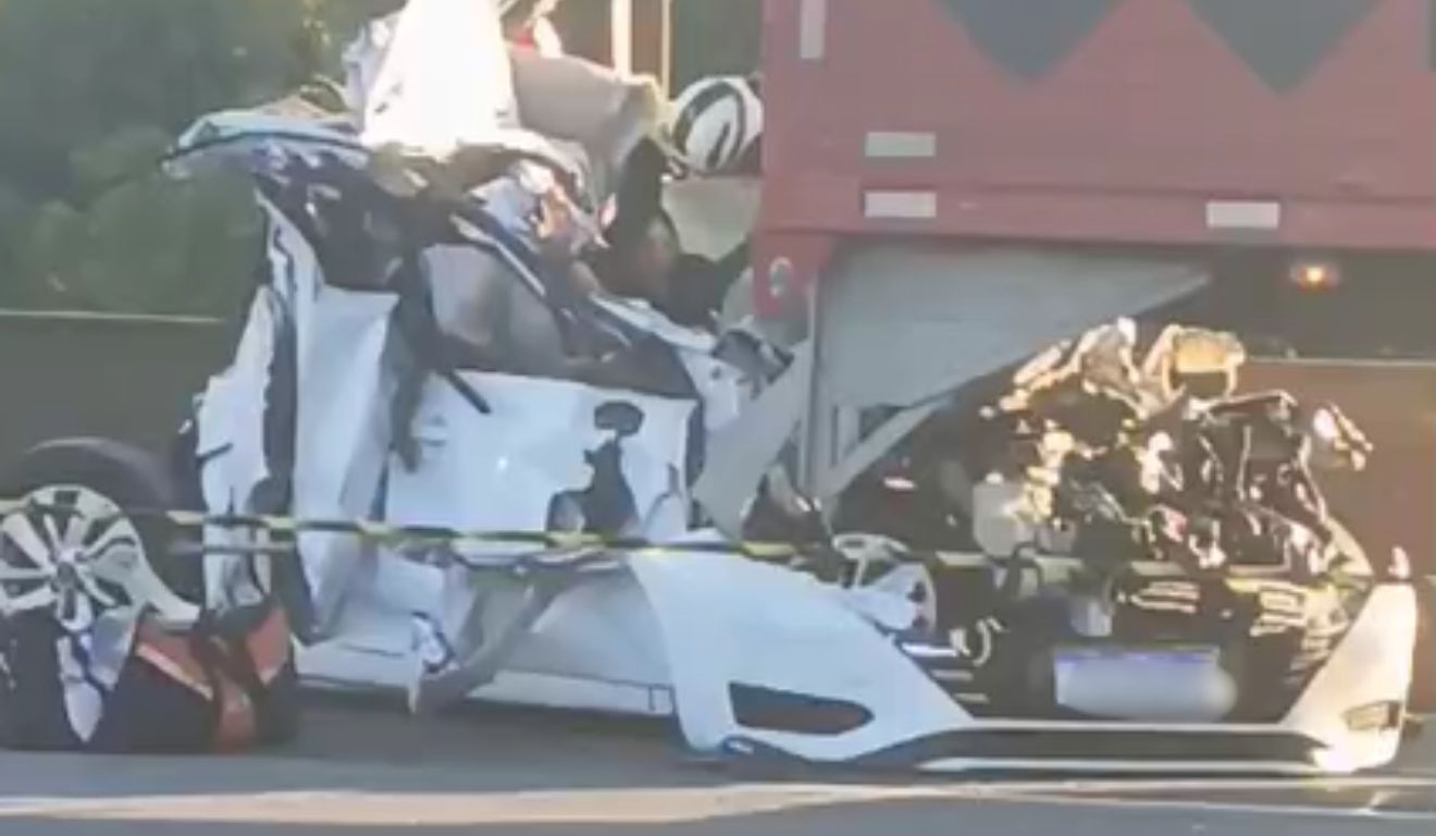 local do acidente na BR-376