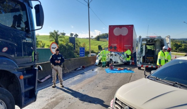 local do acidente na BR-376