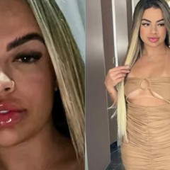 Colagem com fotos de amanda alves que está presa na frança após desaparecer por quase duas semanas