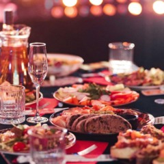 foto de uma ceia de ano novo