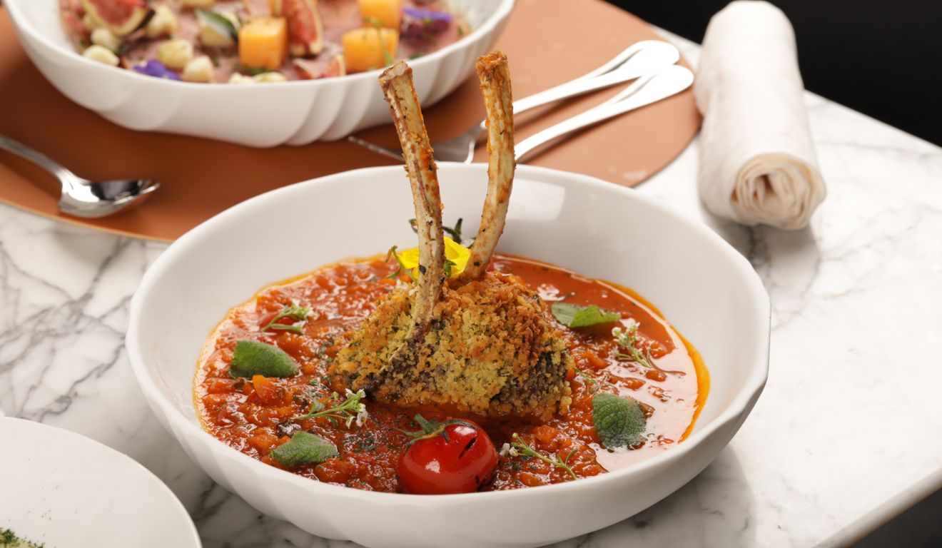 foto de um prato para ilustrar ceia de ano novo em curitiba