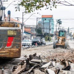 Obras na Avenida Sete de Setembro