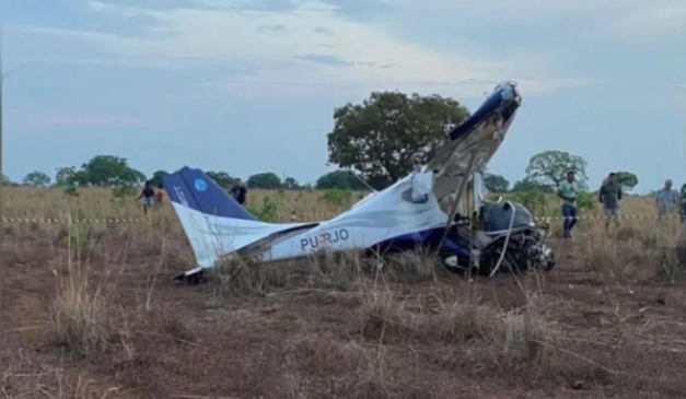 Avião que caiu em Tocantins