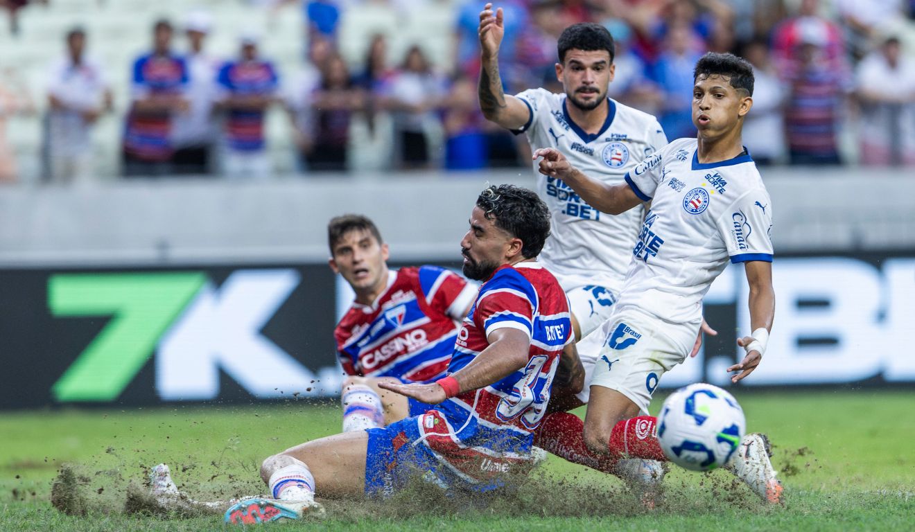 No primeiro turno Fortaleza e Bahia empataram em 1x1. Foto: Rafael Rodrigues/Bahia