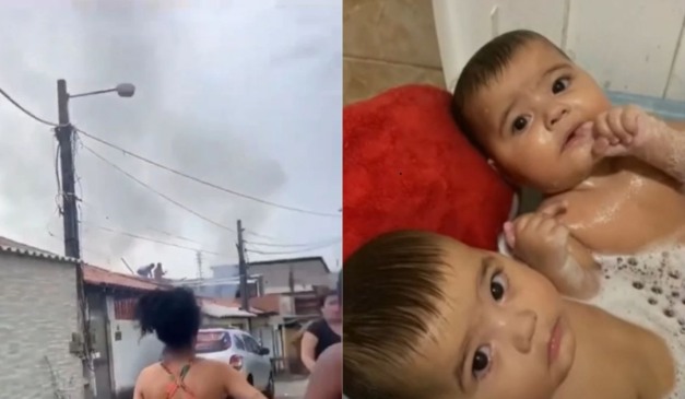 bebês gêmeos que morreram em incêndio