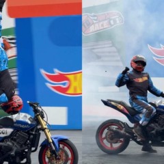 Lurrique Ferrari durante show no Beto Carrero World