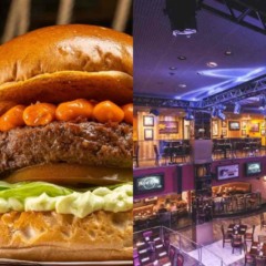 Cheddar Bacon do Comodoro e restaurante do Hard Rock Cafe em Curitiba