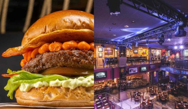 Cheddar Bacon do Comodoro e restaurante do Hard Rock Cafe em Curitiba