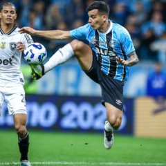 No primeiro turno Botafogo e Grêmio empataram em 1x1.
