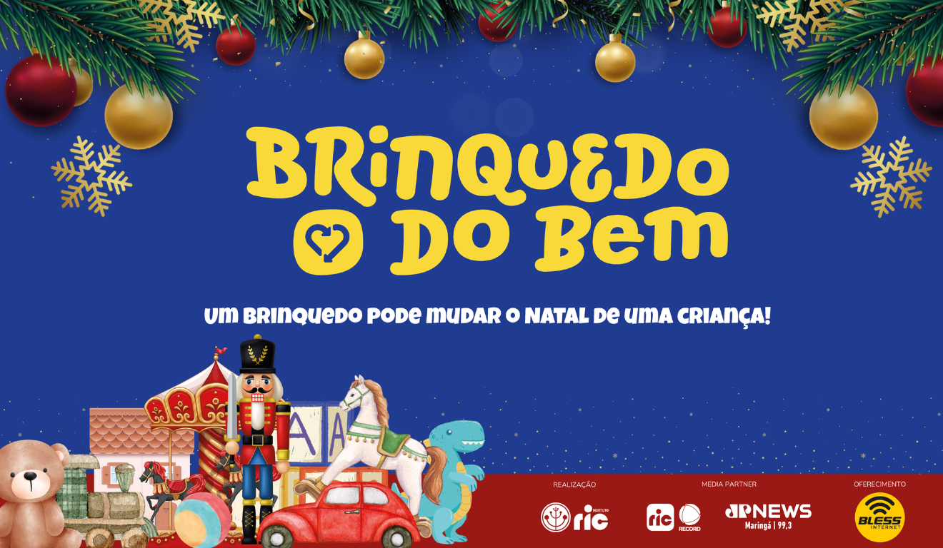 flyer de divulgação do brinquedo do bem maringá, edição natal
