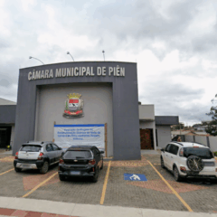 fachada da Câmara Municipal de Piên