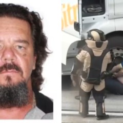 Caminhoneiro que ficou amarrado em caminhão no Rodoanel