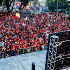Athletico montará um telão na frente da Arena da Baixada.
