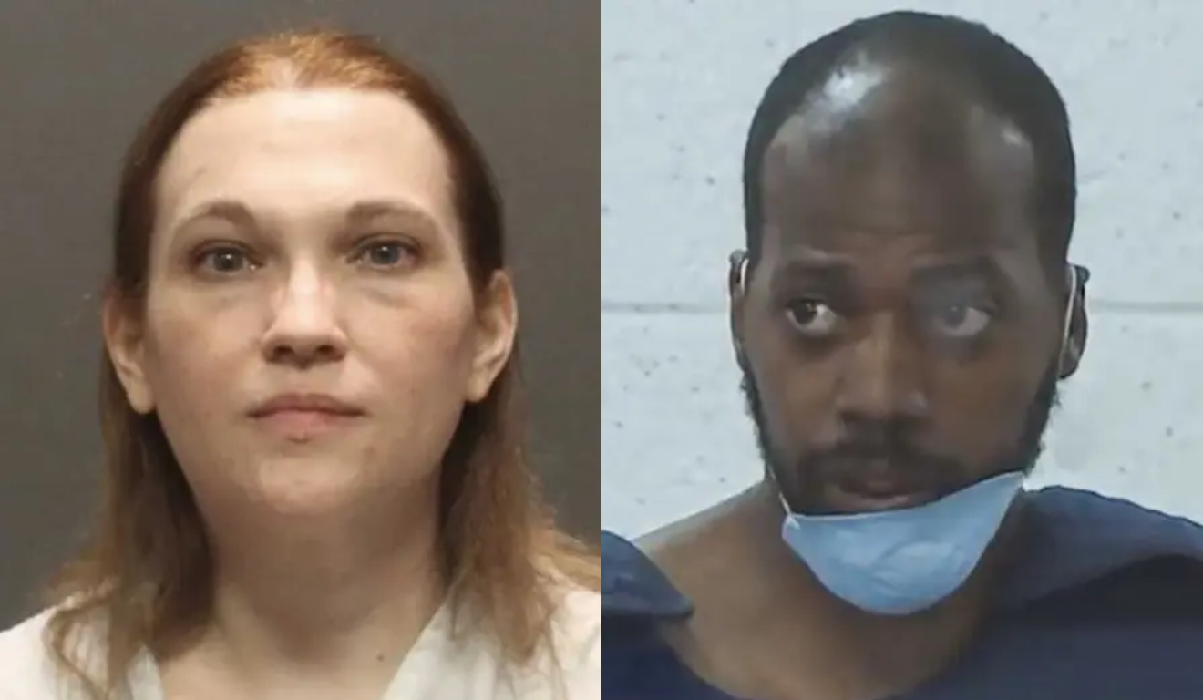 Imagem do casal condenado.