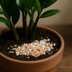 casca de ovo na zamioculca