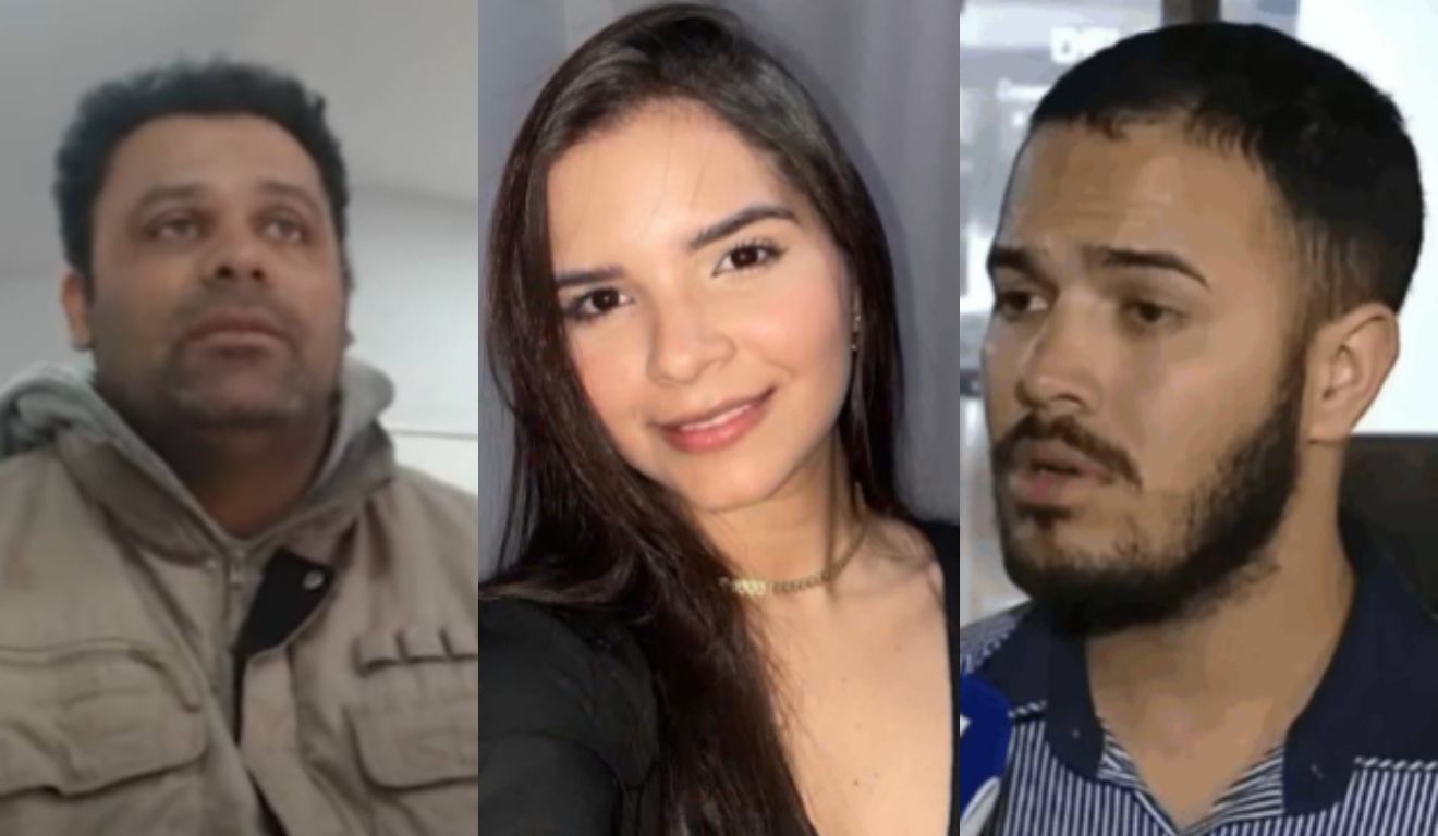 Réus e Raíssa em montagem