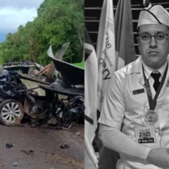 carro de chef que morreu em acidente na BR-116