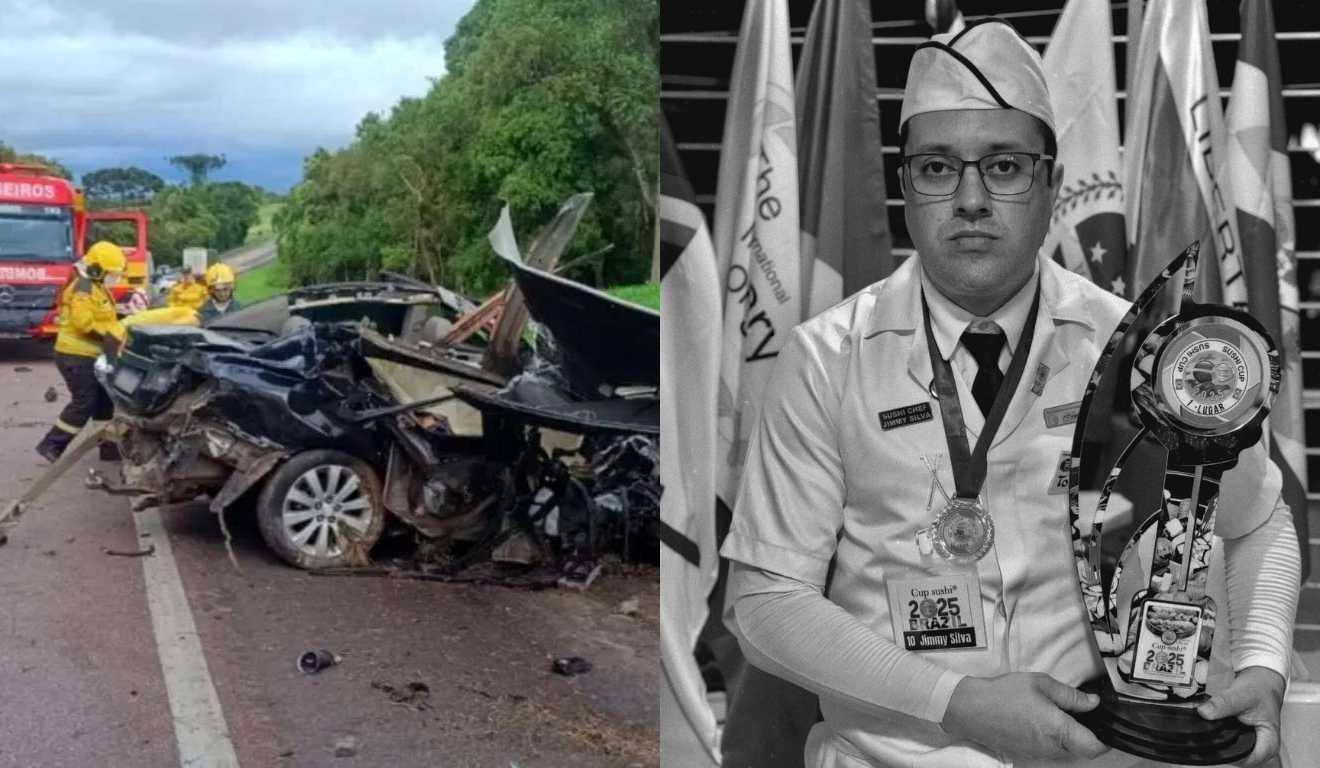 carro de chef que morreu em acidente na BR-116