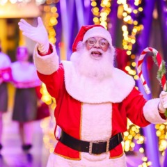 chegada do papai noel no shopping em 2024
