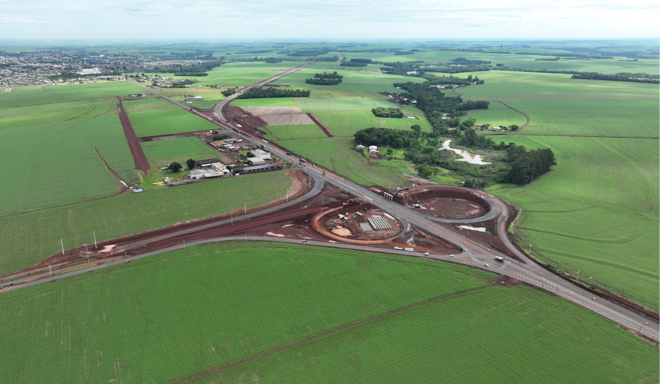 contorno de Palotina visto de cima, no km 81 contorno de Palotina visto de cima, no km 81