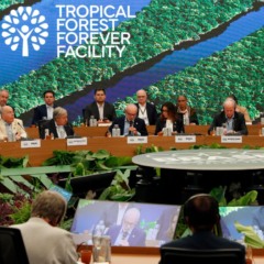 Presidente Lula discursa para líderes mundiais na abertura da pré-COP30, em Belém.