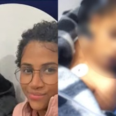 colagem com fotos de diogo e sabrina, acusados com responsáveis pela morte de heitor de dois anos