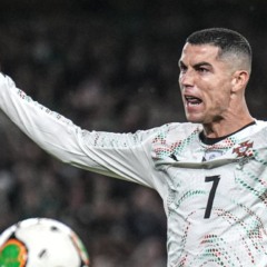 Cristiano Ronaldo foi expulso pela primeira vez em 226 jogos por Portugal.
