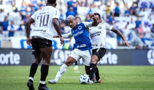 No primeiro turno, no Mineirão, o Ceará venceu o Cruzeiro por 2x1.