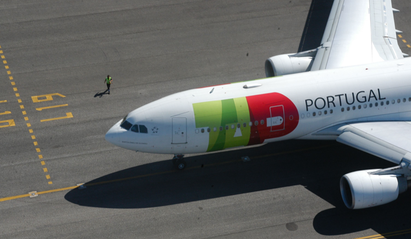 Curitiba terá voo direto para a Europa. Na imagem, vemos uma aeronave da TAP Air Portugal, empresa que realizará os voos entre Curitiba e Lisboa.