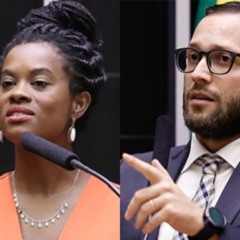 Carol Dartora (PT) e Filipe Barros (PL)