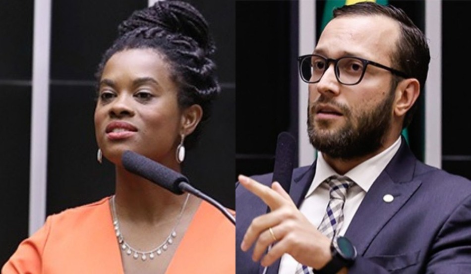 Carol Dartora (PT) e Filipe Barros (PL)