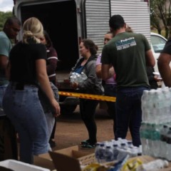 doações chegando em Rio Bonito do Iguaçu
