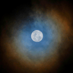 Imagem ilustrativa da lua cheia.