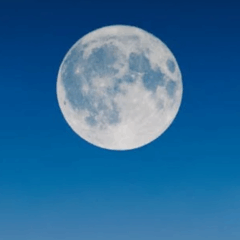 Imagem ilustrativa da lua cheia.