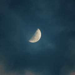 Imagem ilustrativa da lua minguante.