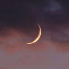 Imagem ilustrativa da lua nova.