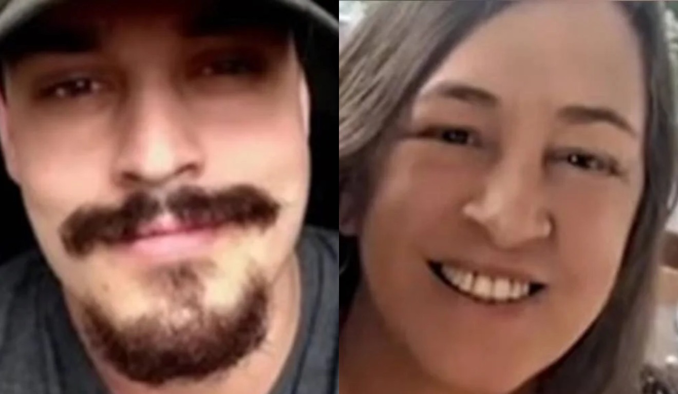 Filha e mãe em colagem.