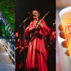 Colagem opções para o fim de semana.