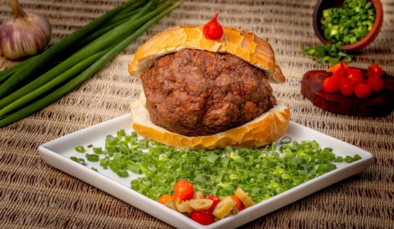 Imagem do pão com bolinho.