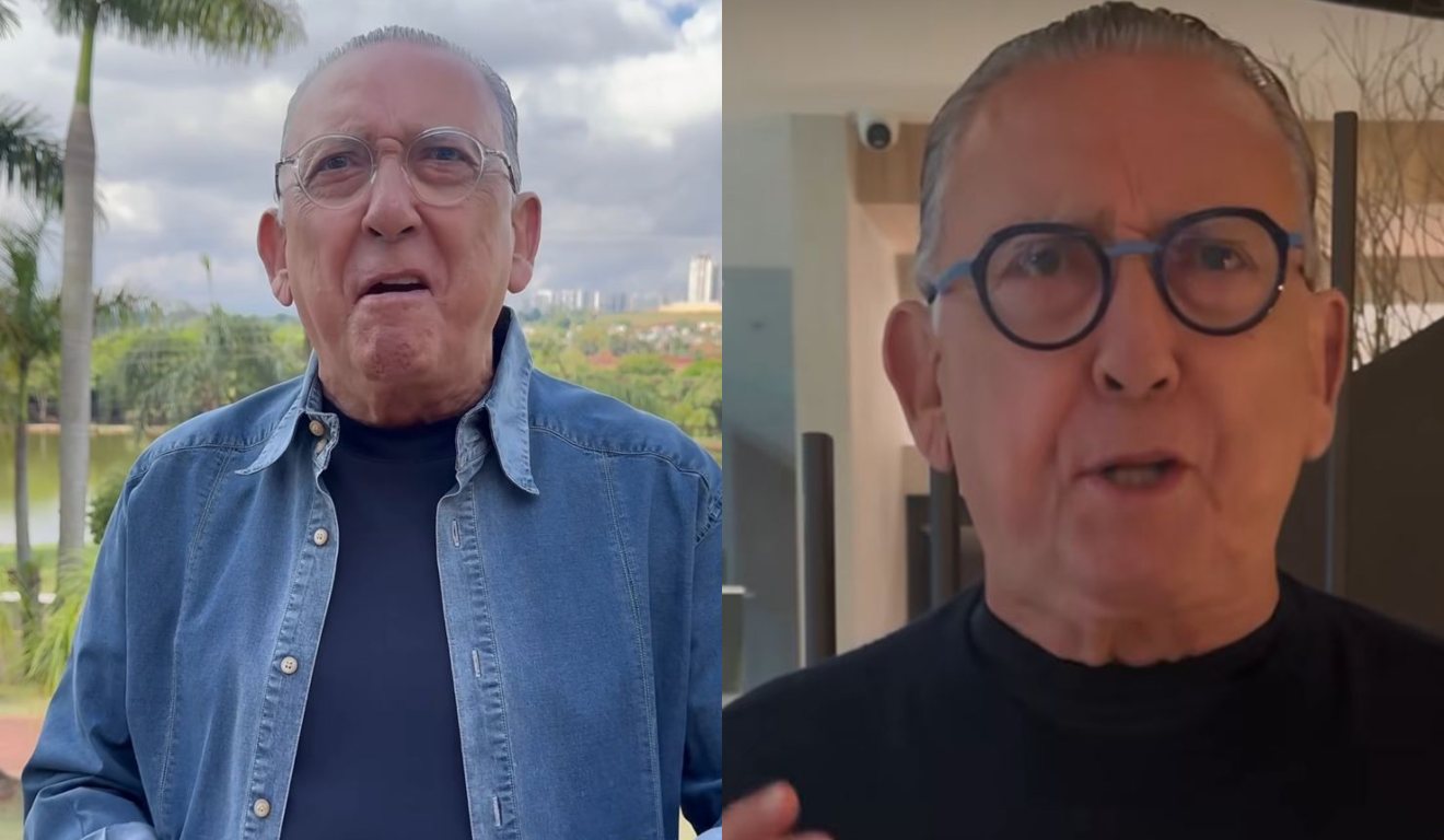 colagem com fotos do galvão bueno