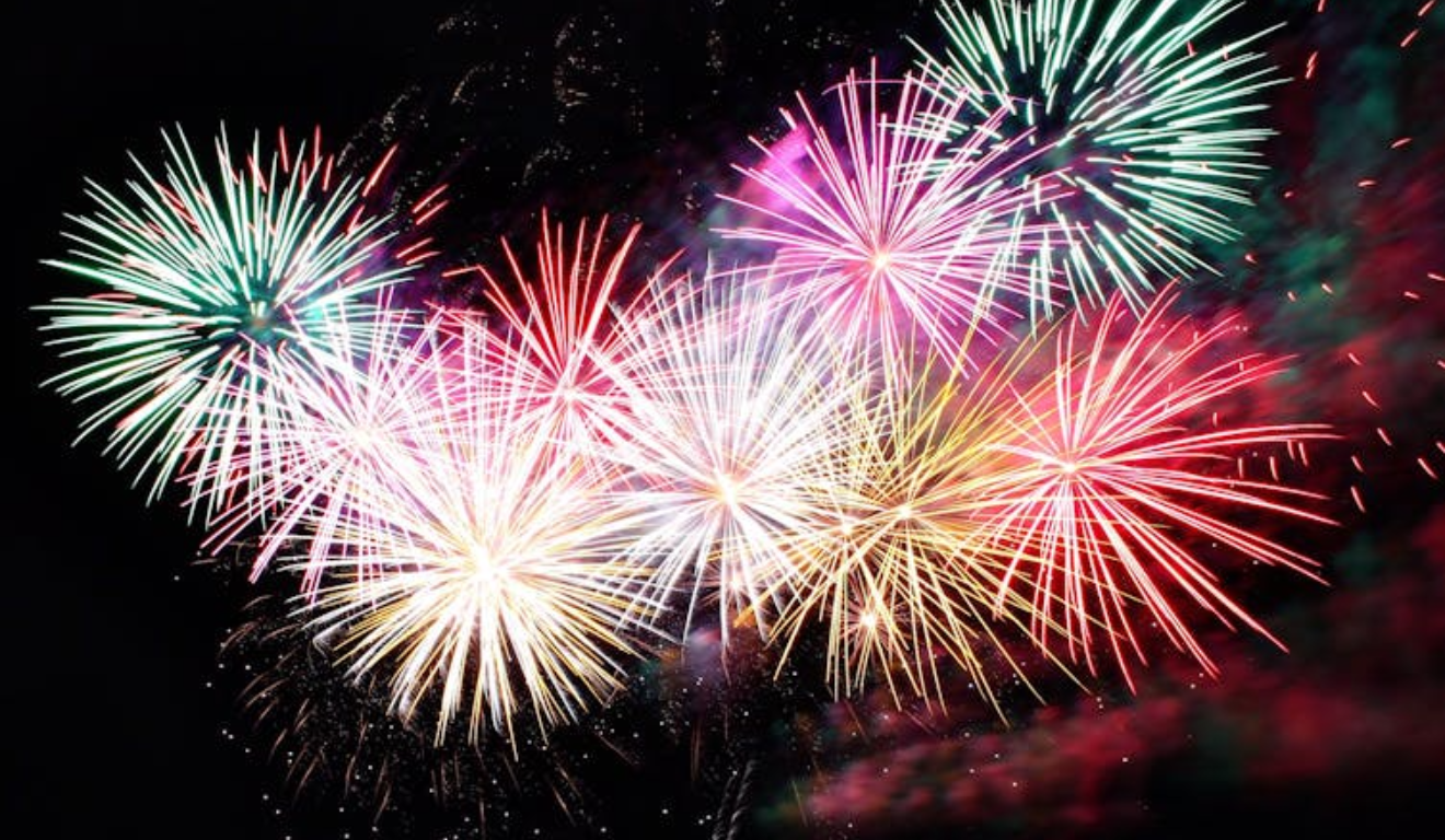Imagem ilustrativa de fogos de artifício.
