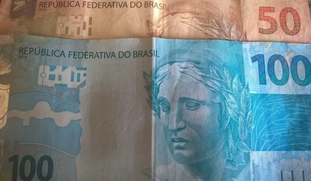Imagem de cédula de 100 reais
